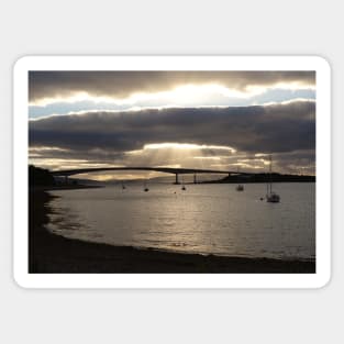 Sunset over Skye Bridge Sticker